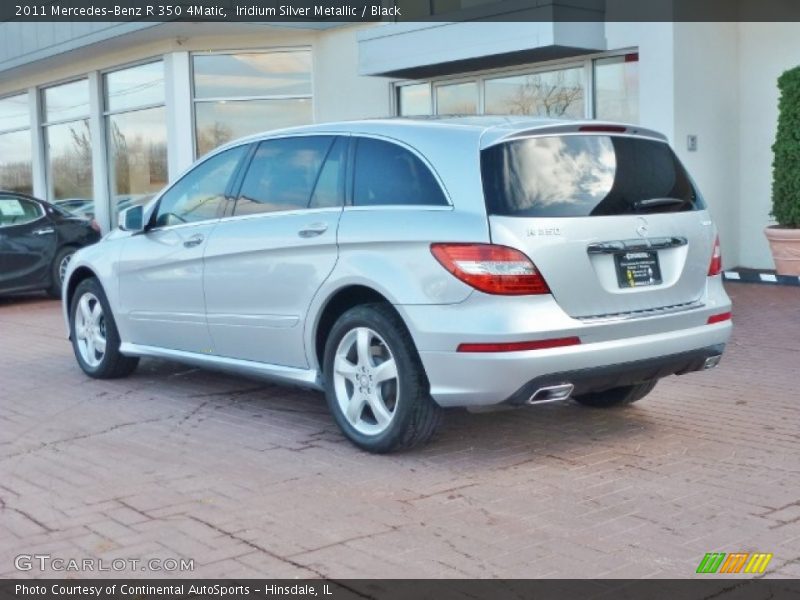 Iridium Silver Metallic / Black 2011 Mercedes-Benz R 350 4Matic