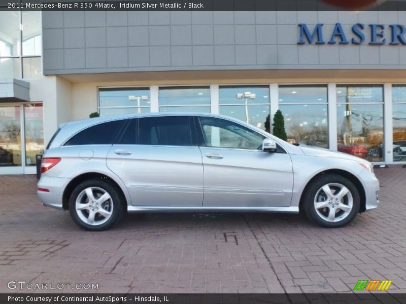 Iridium Silver Metallic / Black 2011 Mercedes-Benz R 350 4Matic