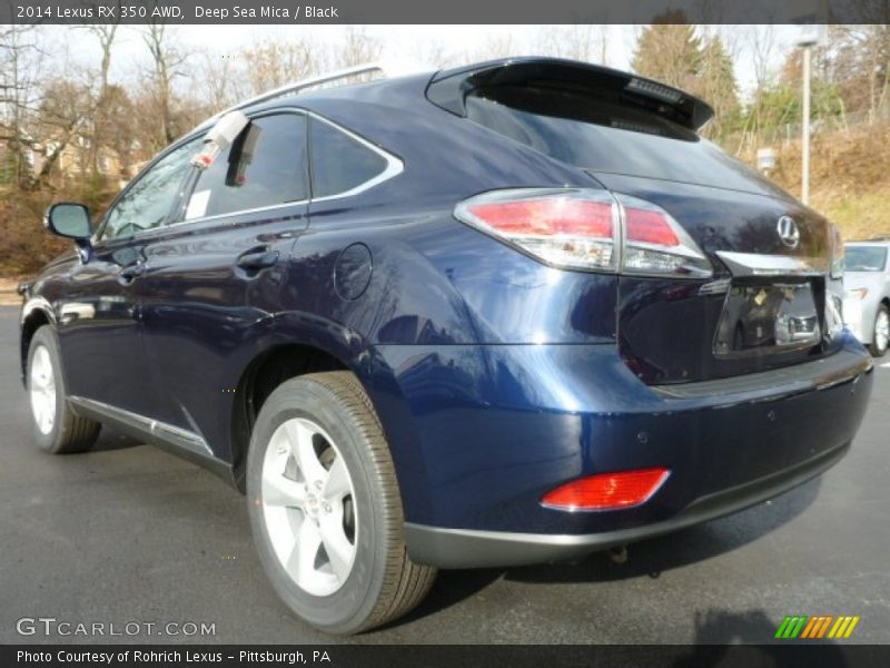 Deep Sea Mica / Black 2014 Lexus RX 350 AWD