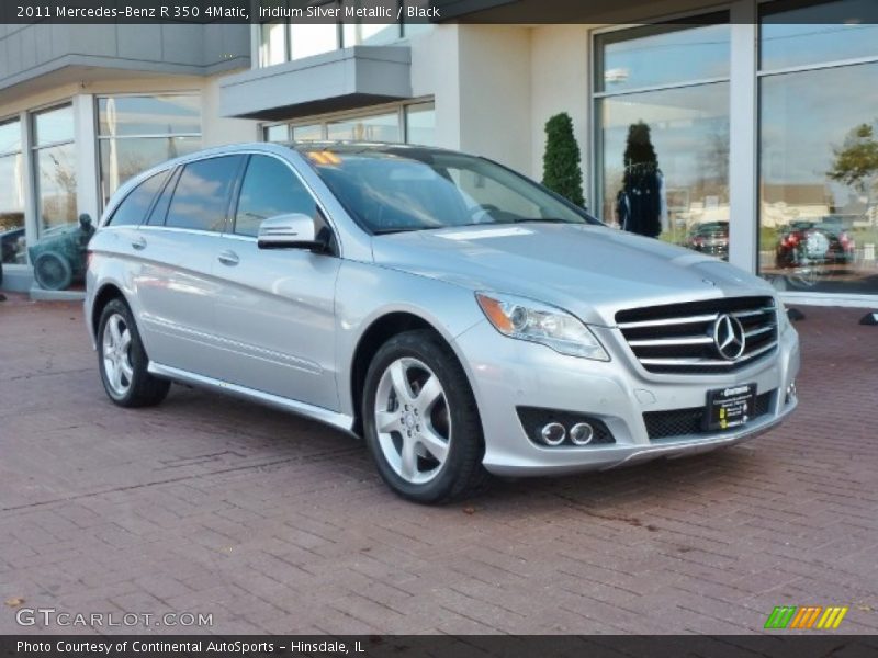 Iridium Silver Metallic / Black 2011 Mercedes-Benz R 350 4Matic