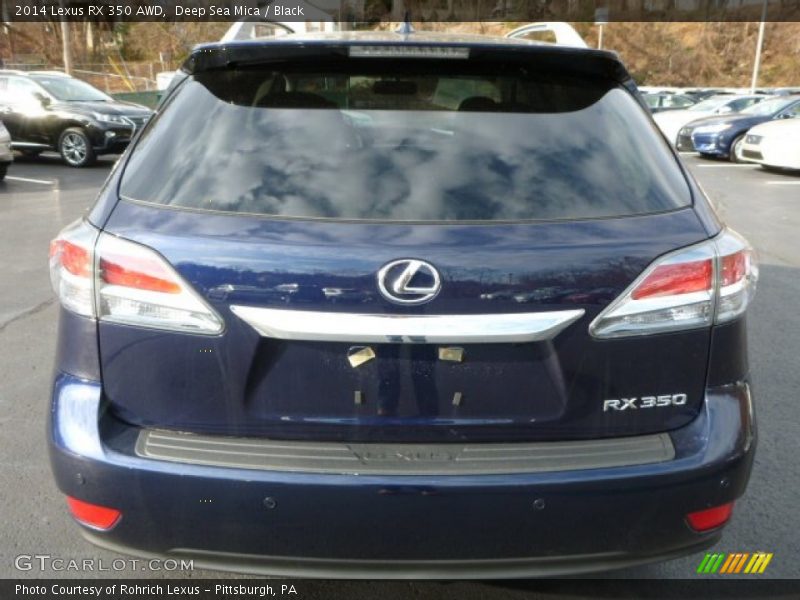 Deep Sea Mica / Black 2014 Lexus RX 350 AWD
