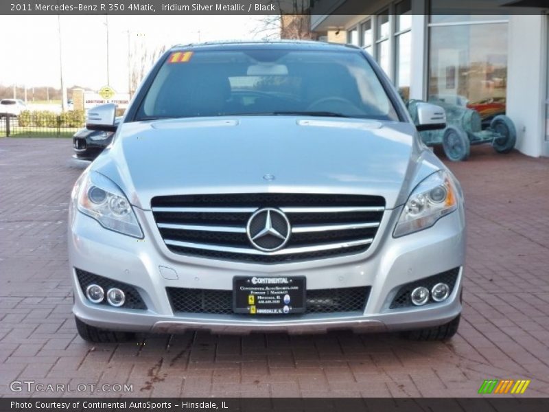 Iridium Silver Metallic / Black 2011 Mercedes-Benz R 350 4Matic