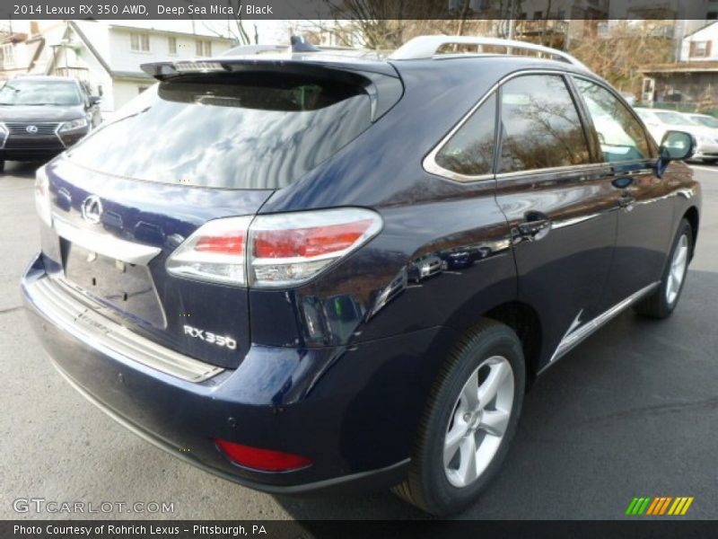 Deep Sea Mica / Black 2014 Lexus RX 350 AWD