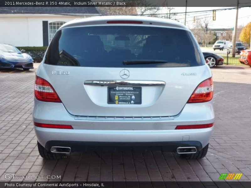 Iridium Silver Metallic / Black 2011 Mercedes-Benz R 350 4Matic