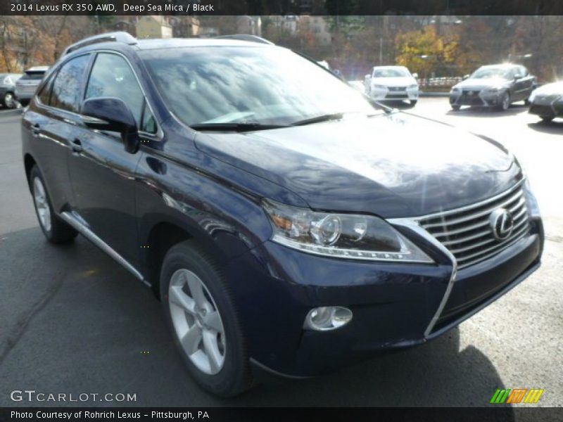 Deep Sea Mica / Black 2014 Lexus RX 350 AWD
