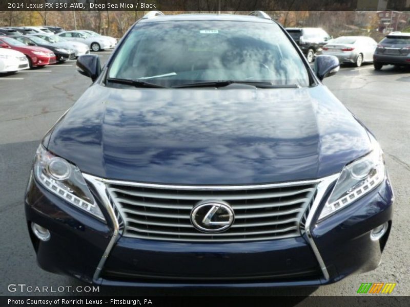 Deep Sea Mica / Black 2014 Lexus RX 350 AWD