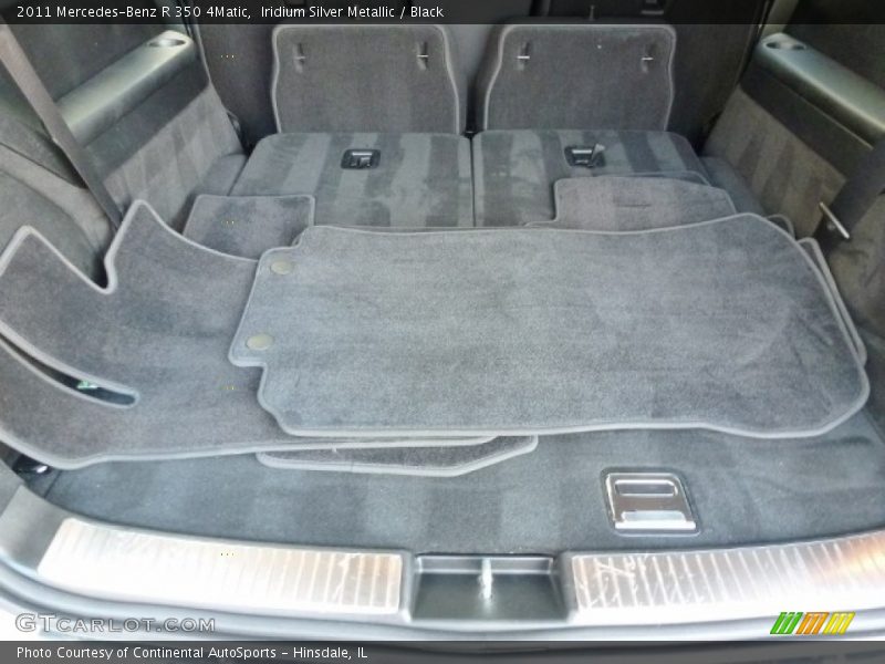 Iridium Silver Metallic / Black 2011 Mercedes-Benz R 350 4Matic