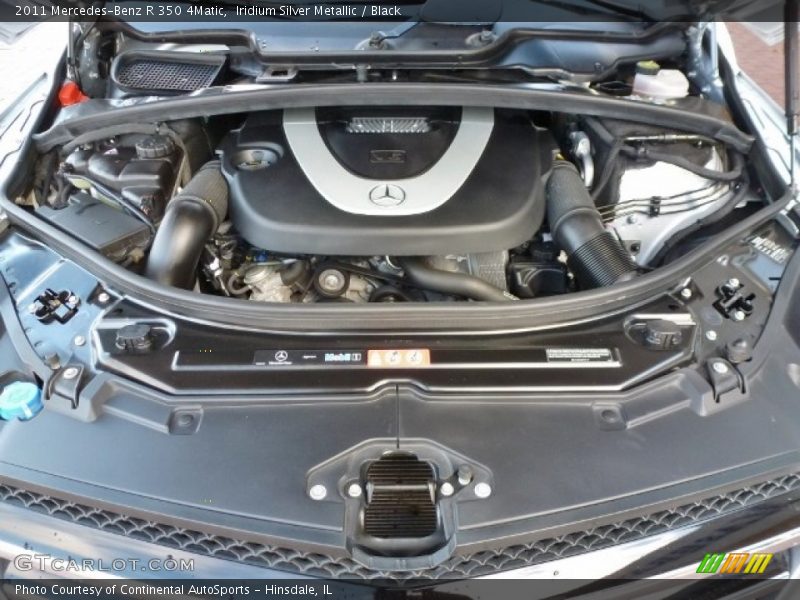 Iridium Silver Metallic / Black 2011 Mercedes-Benz R 350 4Matic