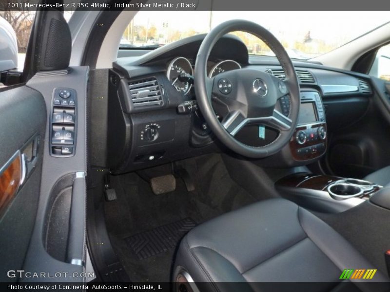 Iridium Silver Metallic / Black 2011 Mercedes-Benz R 350 4Matic
