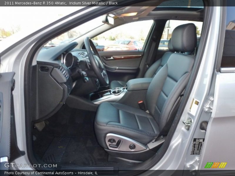 Iridium Silver Metallic / Black 2011 Mercedes-Benz R 350 4Matic