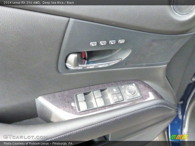 Deep Sea Mica / Black 2014 Lexus RX 350 AWD