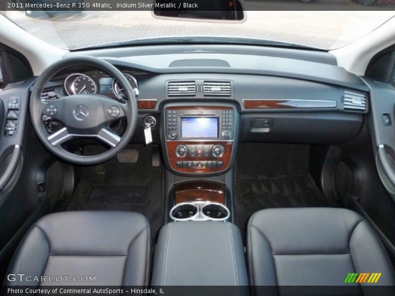 Iridium Silver Metallic / Black 2011 Mercedes-Benz R 350 4Matic