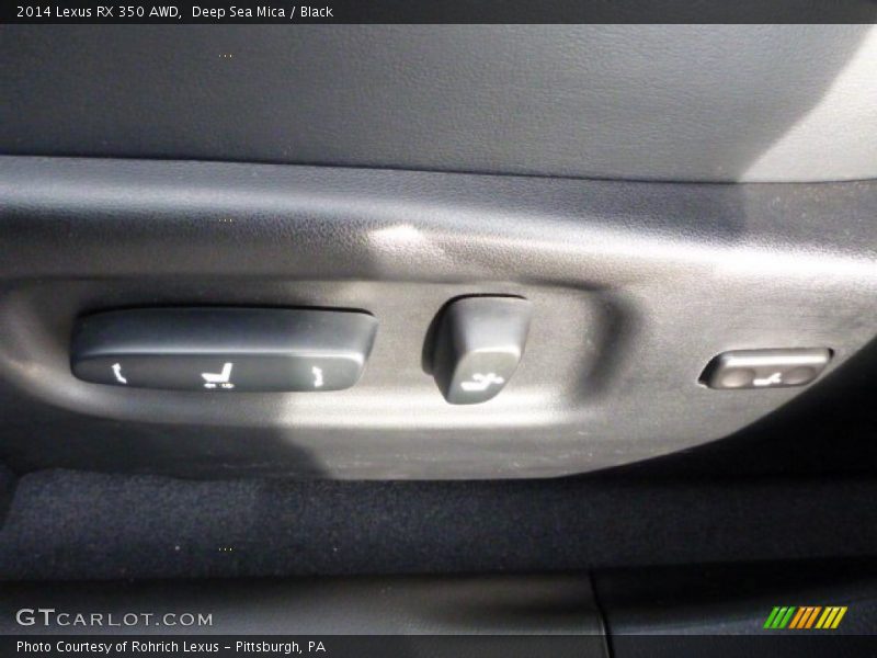 Deep Sea Mica / Black 2014 Lexus RX 350 AWD