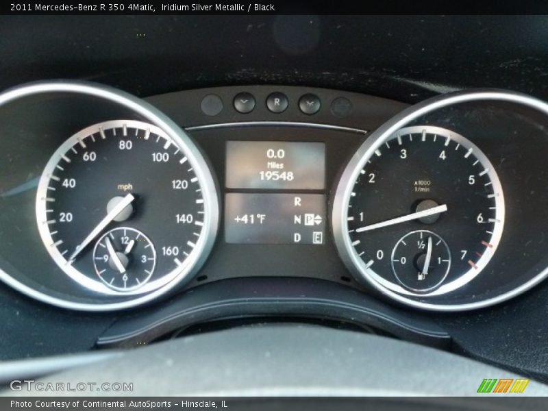 Iridium Silver Metallic / Black 2011 Mercedes-Benz R 350 4Matic