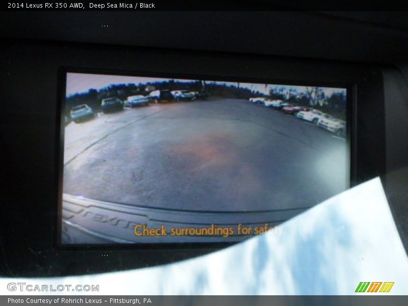 Deep Sea Mica / Black 2014 Lexus RX 350 AWD