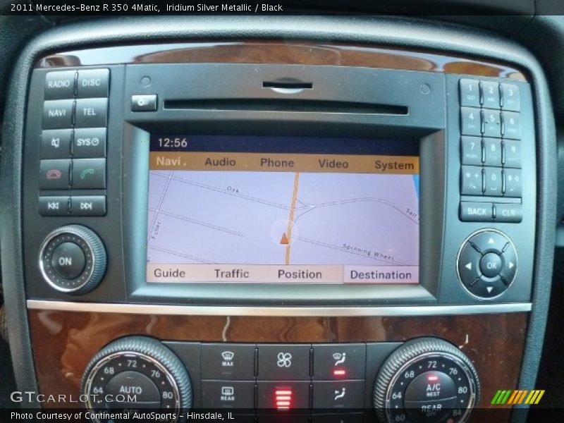 Iridium Silver Metallic / Black 2011 Mercedes-Benz R 350 4Matic