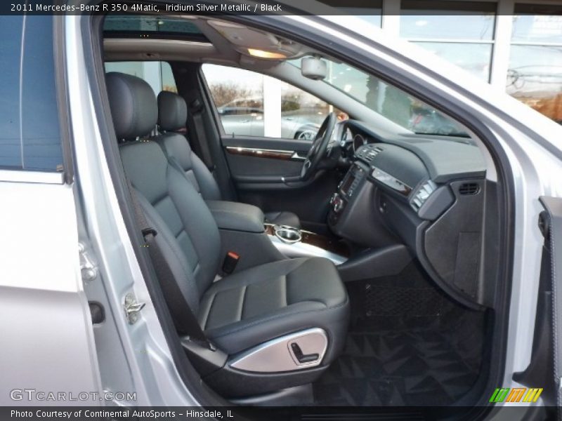 Iridium Silver Metallic / Black 2011 Mercedes-Benz R 350 4Matic
