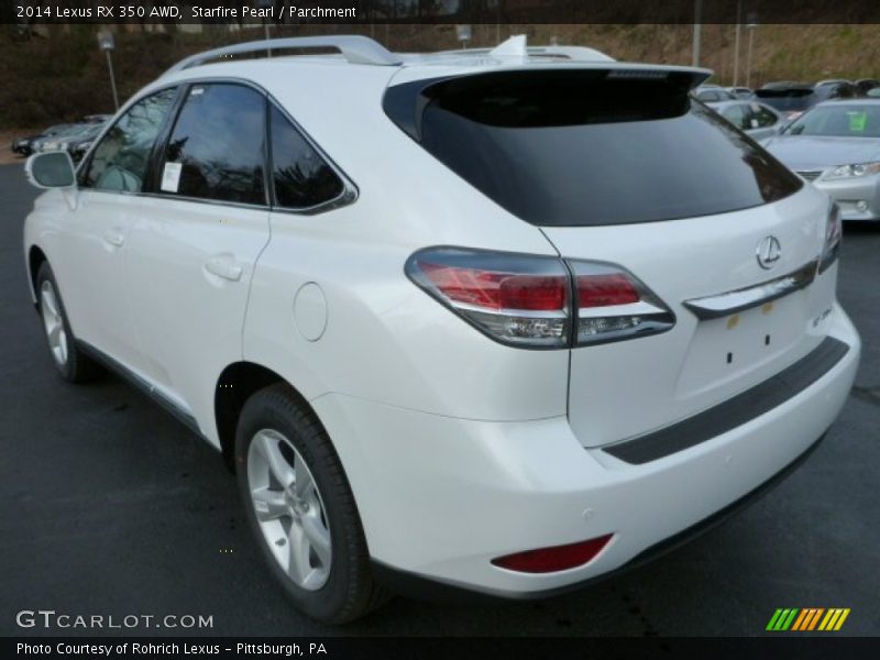 Starfire Pearl / Parchment 2014 Lexus RX 350 AWD