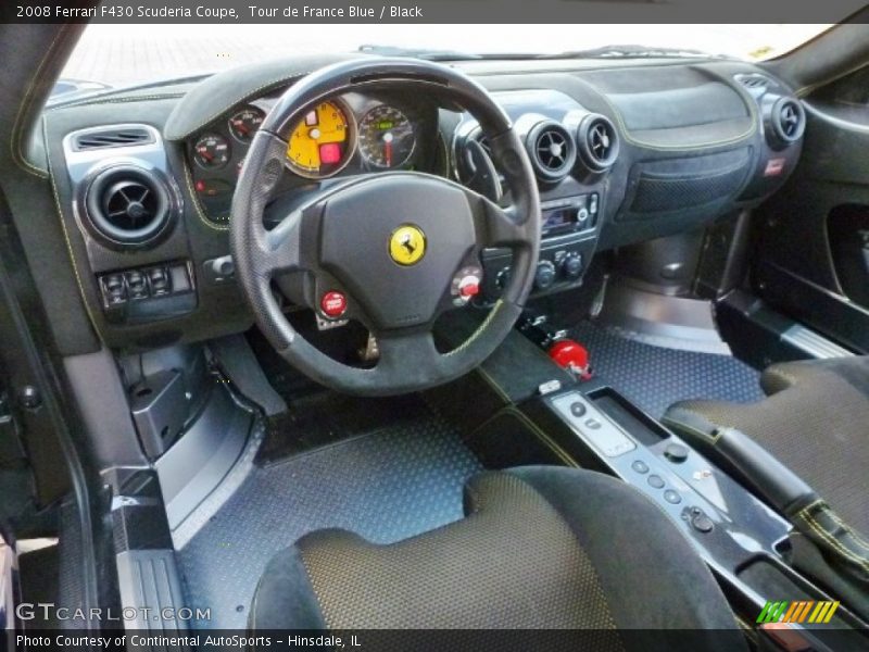 Black Interior - 2008 F430 Scuderia Coupe 
