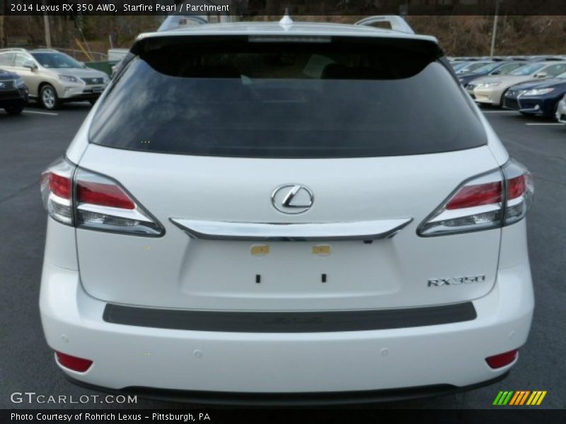 Starfire Pearl / Parchment 2014 Lexus RX 350 AWD