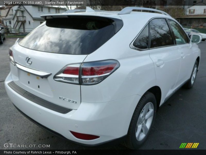 Starfire Pearl / Parchment 2014 Lexus RX 350 AWD