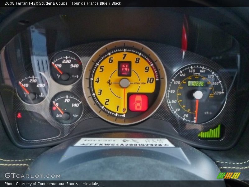  2008 F430 Scuderia Coupe Scuderia Coupe Gauges