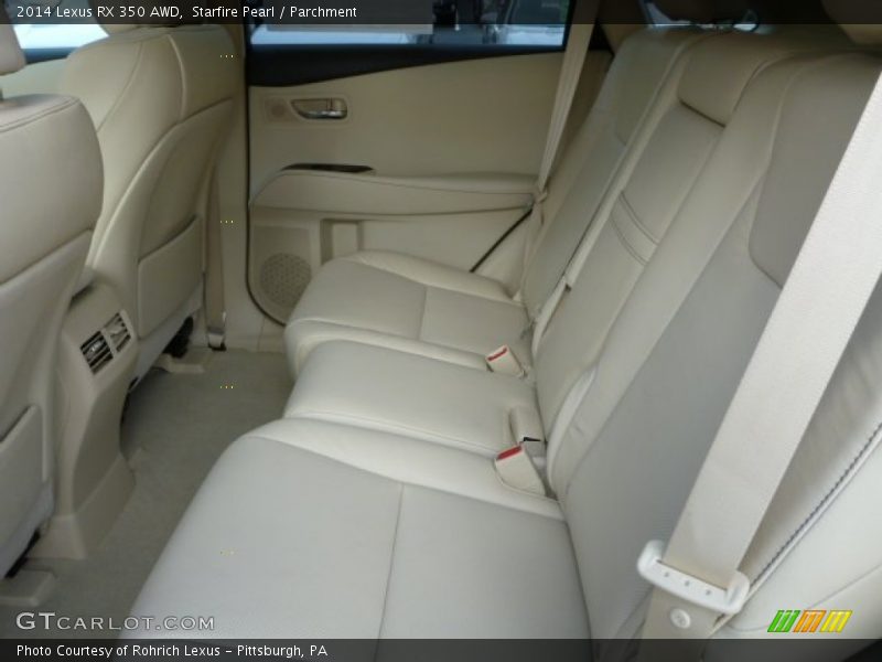 Starfire Pearl / Parchment 2014 Lexus RX 350 AWD