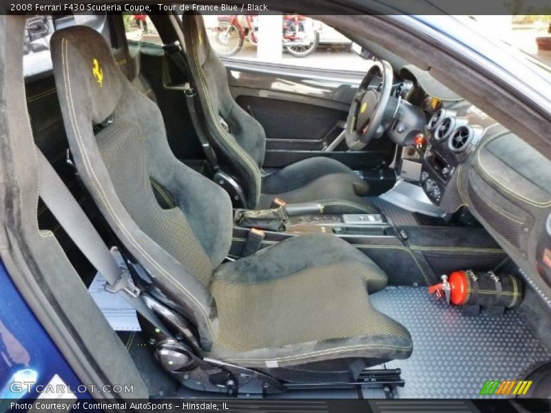 Front Seat of 2008 F430 Scuderia Coupe
