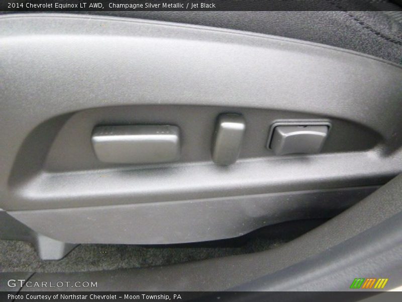 Champagne Silver Metallic / Jet Black 2014 Chevrolet Equinox LT AWD