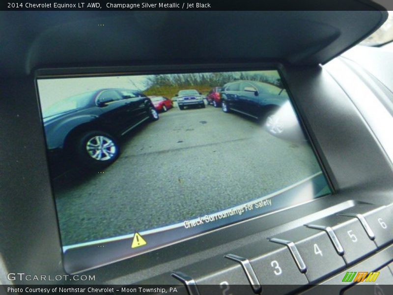 Champagne Silver Metallic / Jet Black 2014 Chevrolet Equinox LT AWD