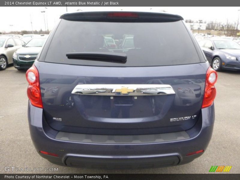 Atlantis Blue Metallic / Jet Black 2014 Chevrolet Equinox LT AWD