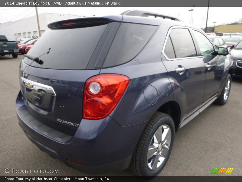 Atlantis Blue Metallic / Jet Black 2014 Chevrolet Equinox LT AWD