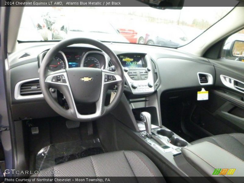 Atlantis Blue Metallic / Jet Black 2014 Chevrolet Equinox LT AWD