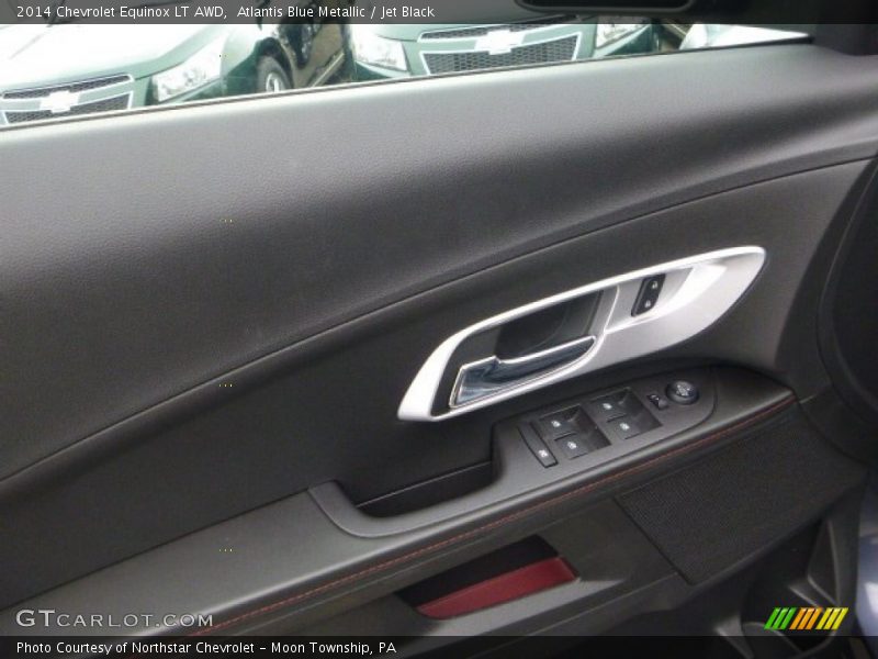 Atlantis Blue Metallic / Jet Black 2014 Chevrolet Equinox LT AWD