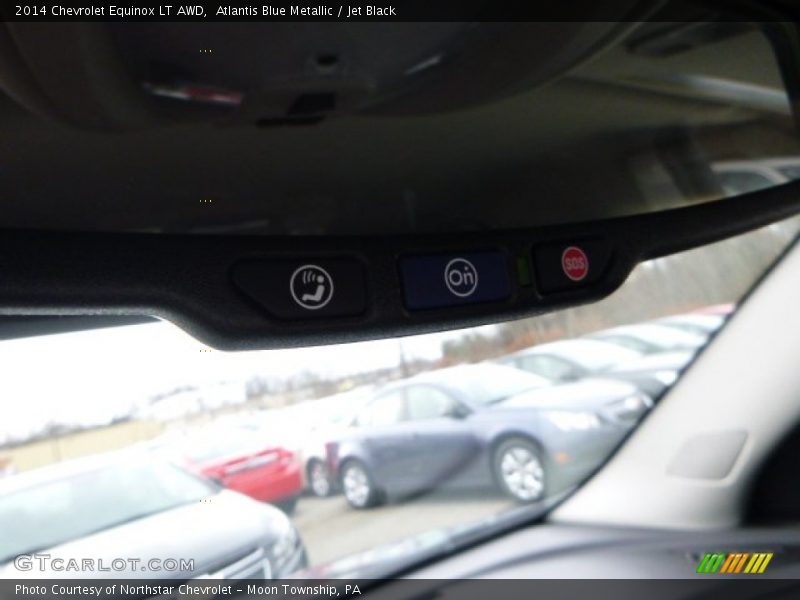Atlantis Blue Metallic / Jet Black 2014 Chevrolet Equinox LT AWD