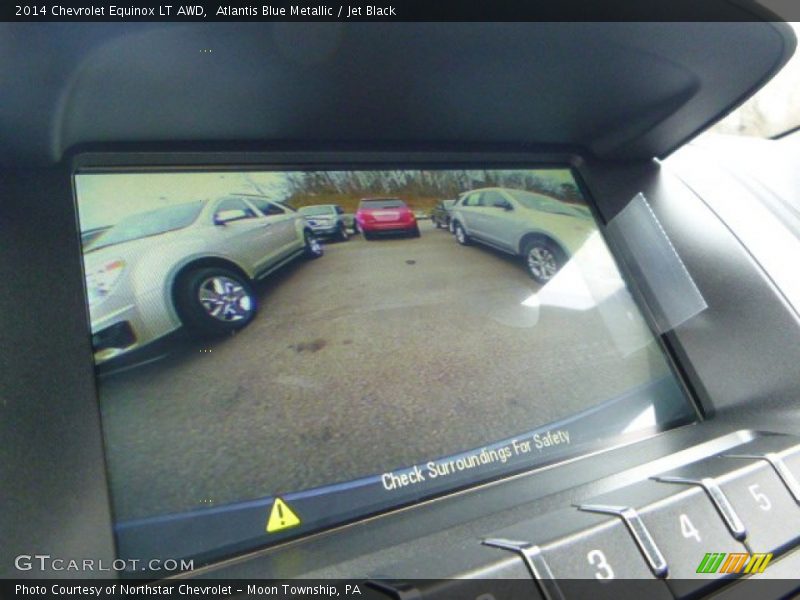 Atlantis Blue Metallic / Jet Black 2014 Chevrolet Equinox LT AWD