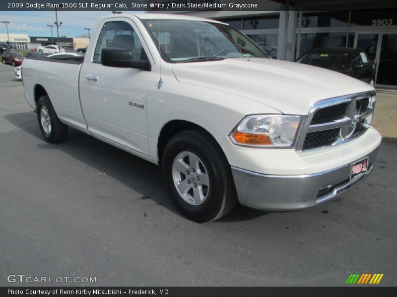Stone White / Dark Slate/Medium Graystone 2009 Dodge Ram 1500 SLT Regular Cab