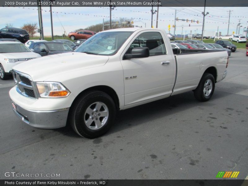 Stone White / Dark Slate/Medium Graystone 2009 Dodge Ram 1500 SLT Regular Cab
