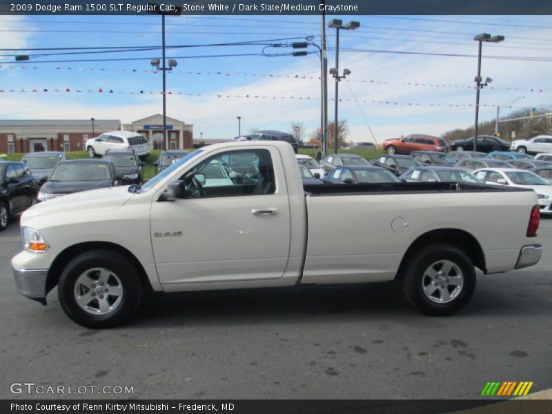 Stone White / Dark Slate/Medium Graystone 2009 Dodge Ram 1500 SLT Regular Cab