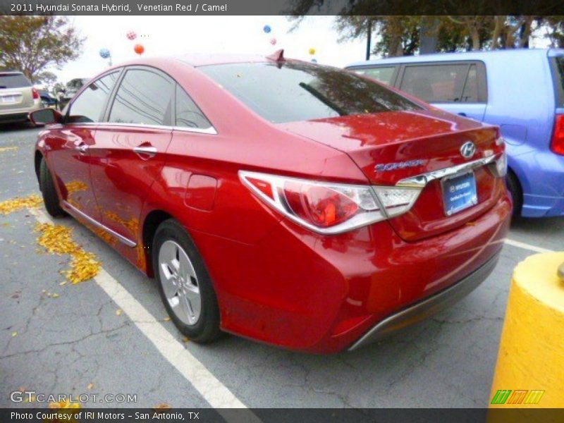 Venetian Red / Camel 2011 Hyundai Sonata Hybrid