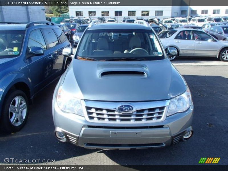 Sage Green Metallic / Platinum 2011 Subaru Forester 2.5 XT Touring