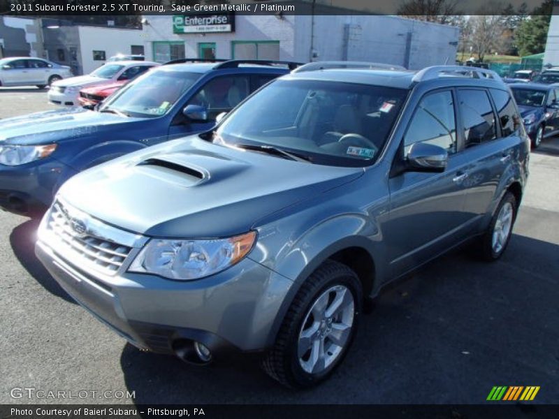 Sage Green Metallic / Platinum 2011 Subaru Forester 2.5 XT Touring