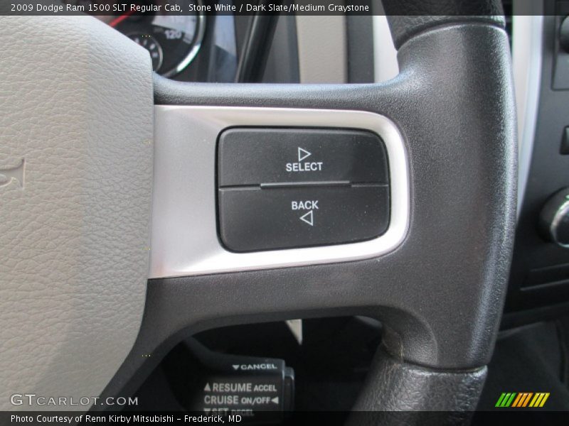 Stone White / Dark Slate/Medium Graystone 2009 Dodge Ram 1500 SLT Regular Cab