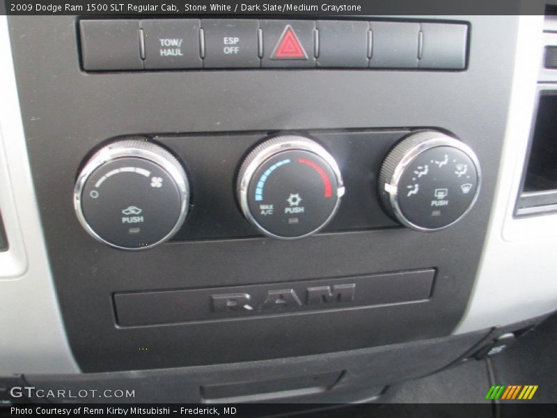 Stone White / Dark Slate/Medium Graystone 2009 Dodge Ram 1500 SLT Regular Cab