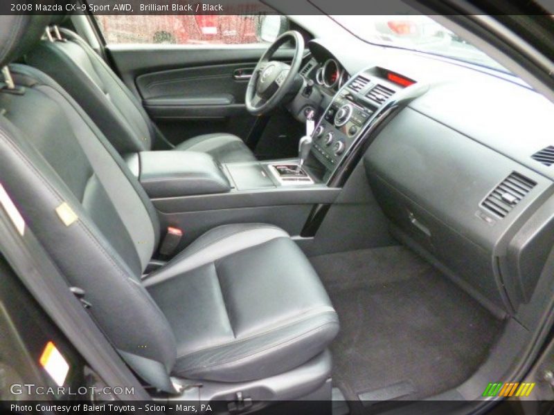 Brilliant Black / Black 2008 Mazda CX-9 Sport AWD