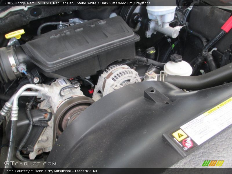 Stone White / Dark Slate/Medium Graystone 2009 Dodge Ram 1500 SLT Regular Cab