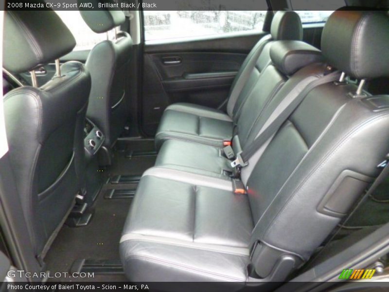 Brilliant Black / Black 2008 Mazda CX-9 Sport AWD