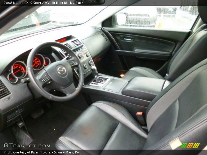 Brilliant Black / Black 2008 Mazda CX-9 Sport AWD