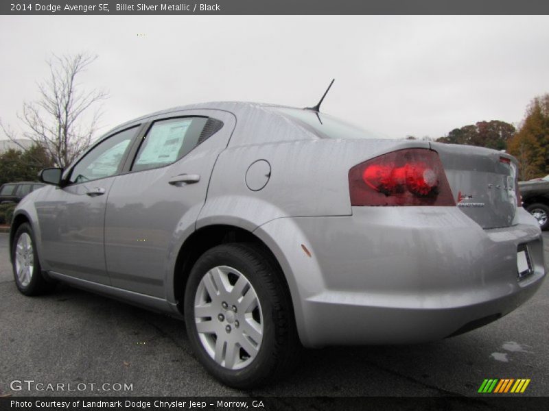 Billet Silver Metallic / Black 2014 Dodge Avenger SE