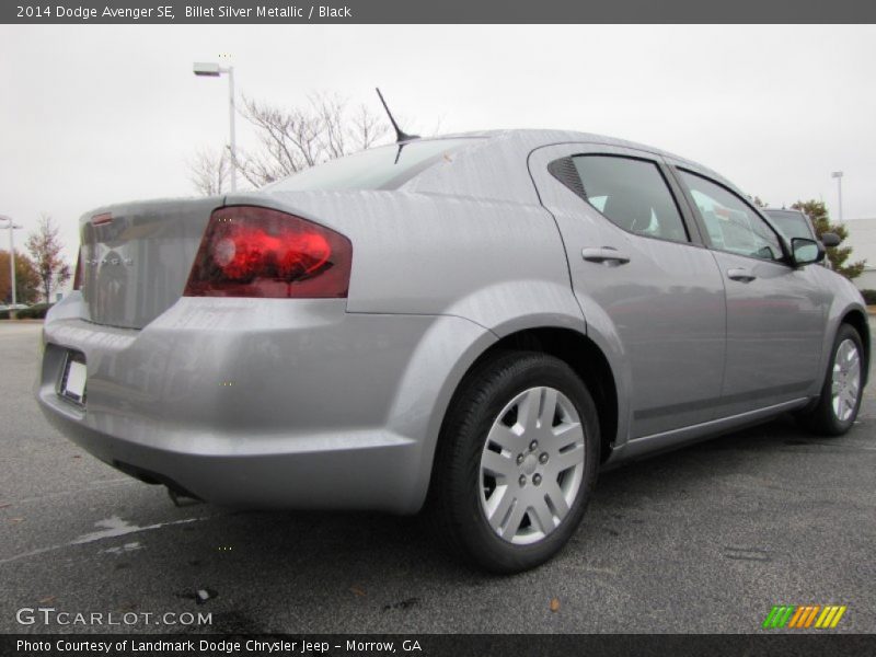 Billet Silver Metallic / Black 2014 Dodge Avenger SE